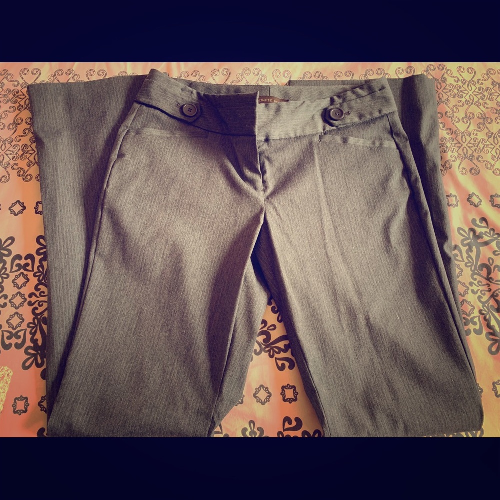 The Limited Gray pinstriped dress pants sz 8